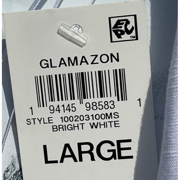 Bar III Womens White Sleeveless Button-Down Collared Top Size L Lightweight - Picture 10 of 10